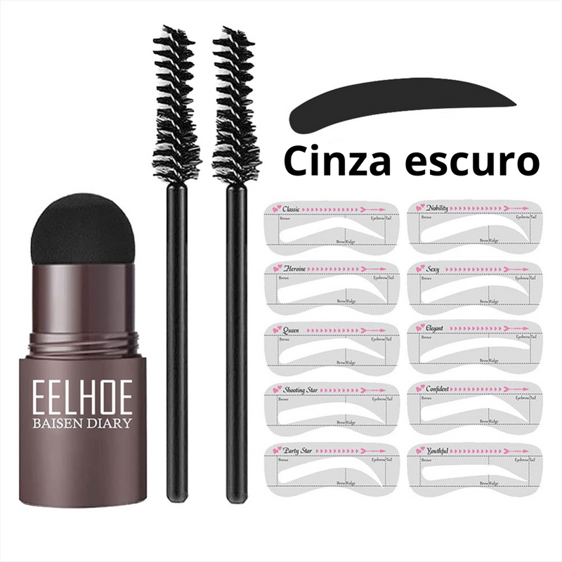 Kit de Modelagem para Sobrancelhas Profissional à prova d'água.